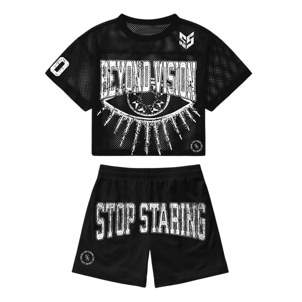 Stop Staring - Mesh Oversized Set