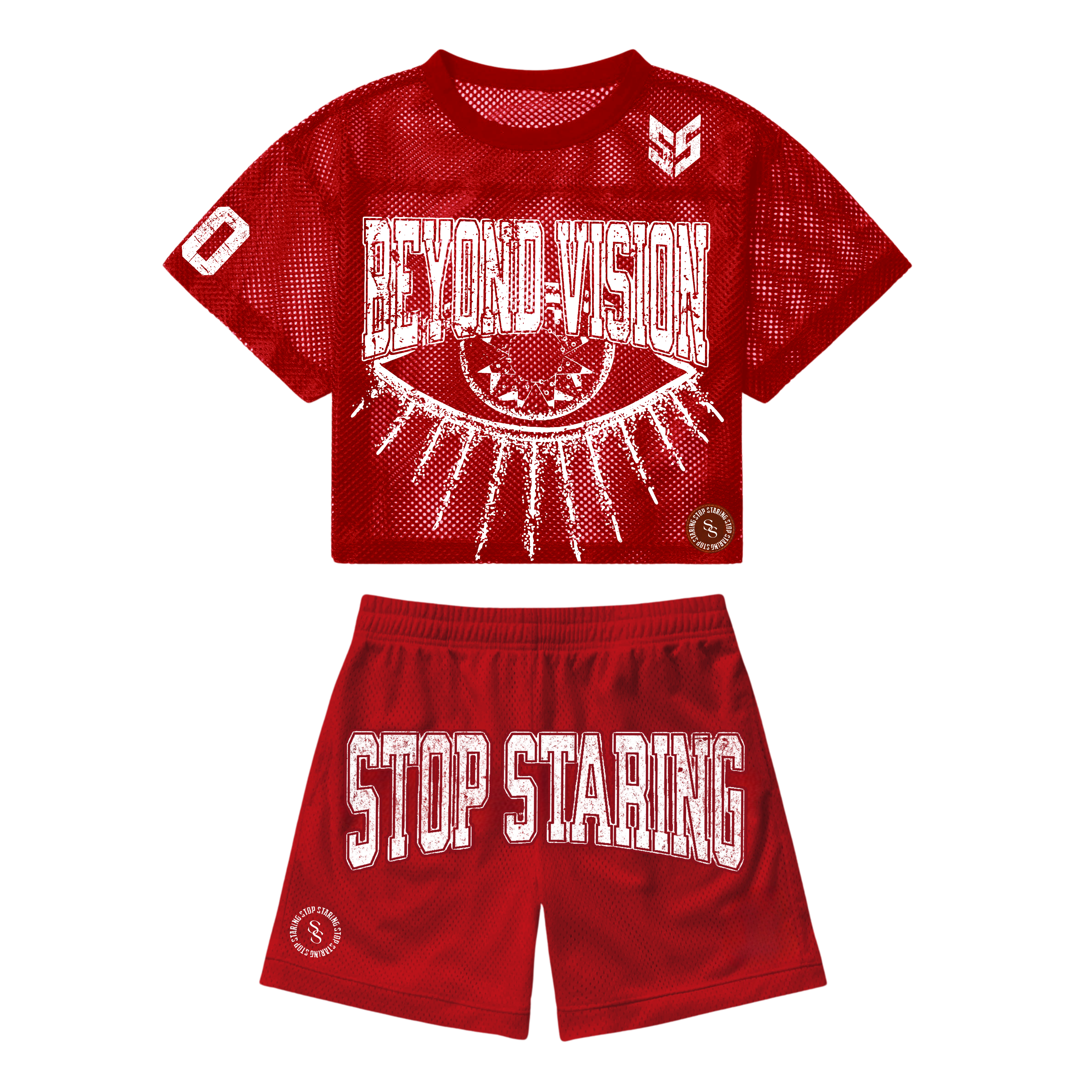 Stop Staring - Mesh Oversized Set