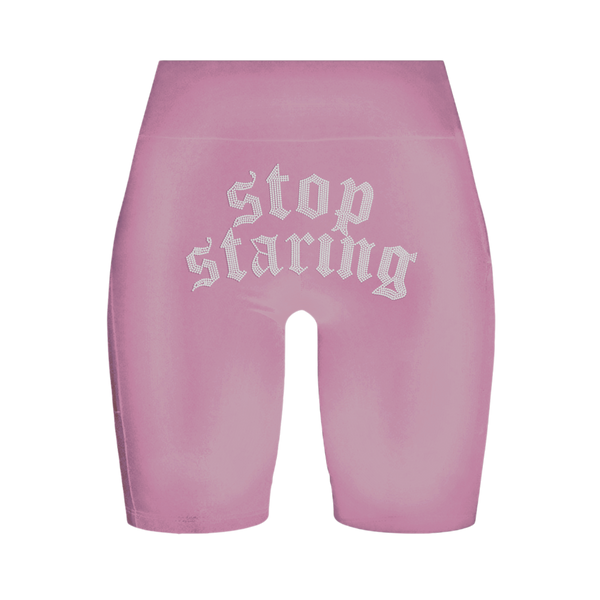 Stop Staring - Women's Biker Shorts