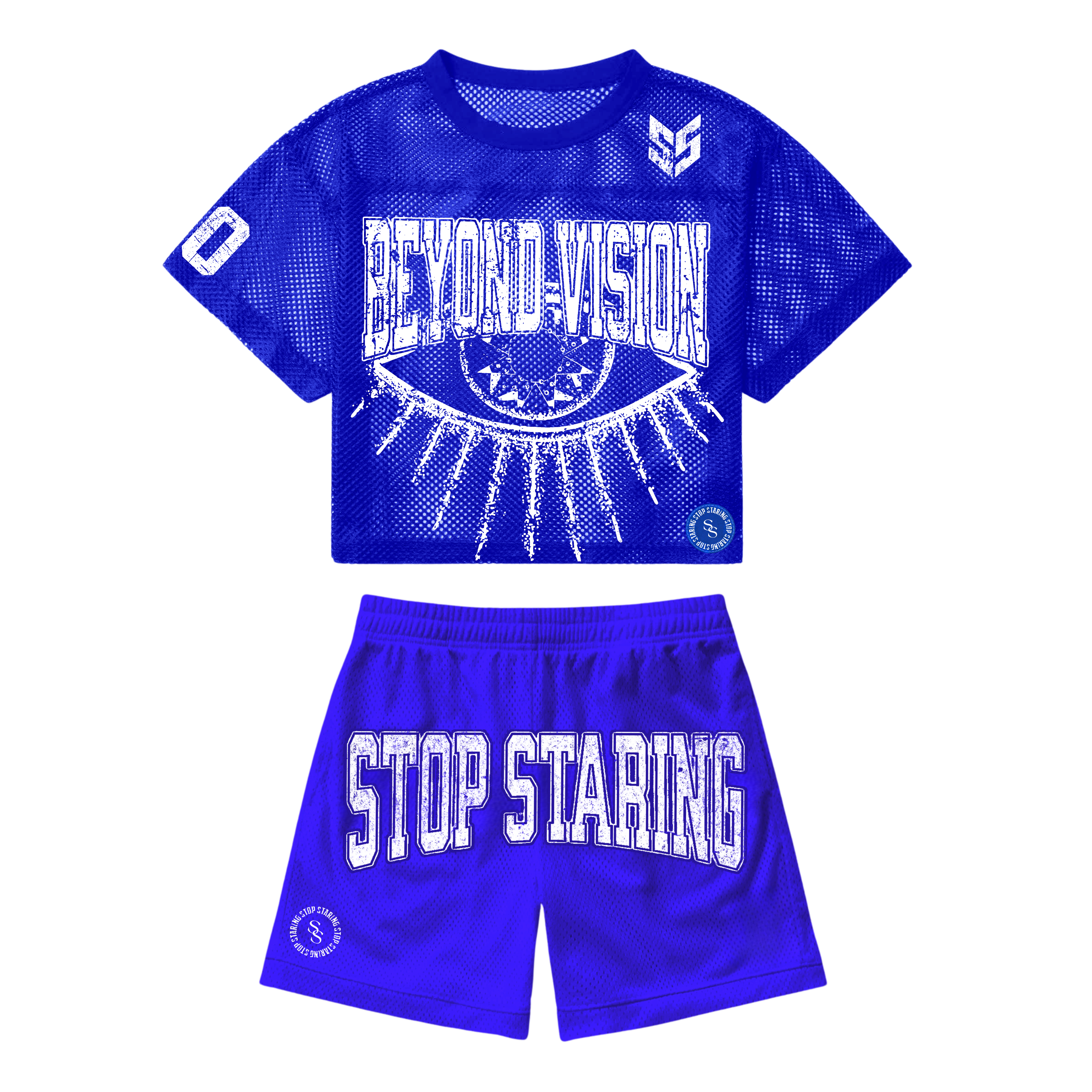 Stop Staring - Mesh Oversized Set