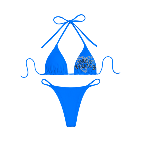 Stop Staring - Blue Bikini