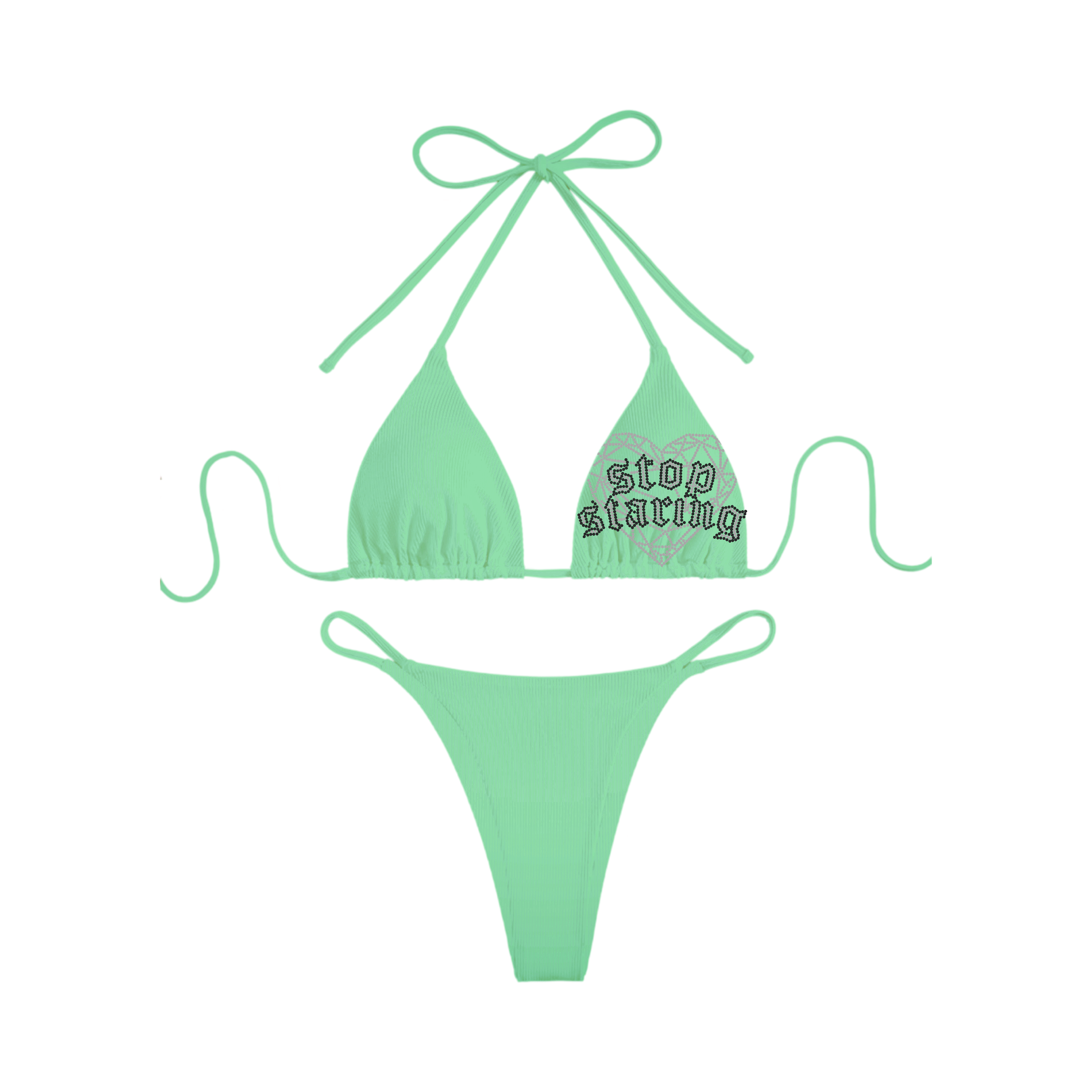 Stop Staring - Mint Bikini