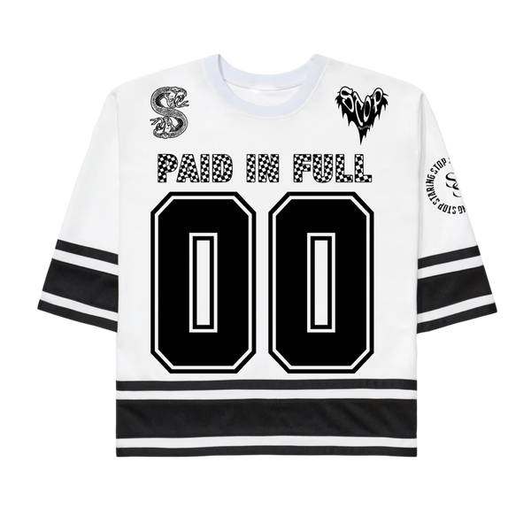 Stop Staring - Hockey Jersey - White